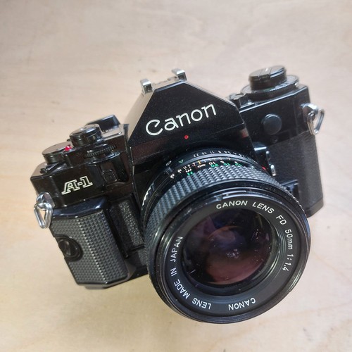 Canon slr film camera - a-1,