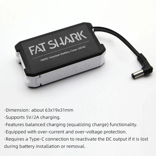 Fatshark 18650 ion - 18650, battery