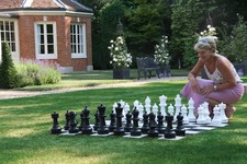Outdoor Garden Chess Set 30cm