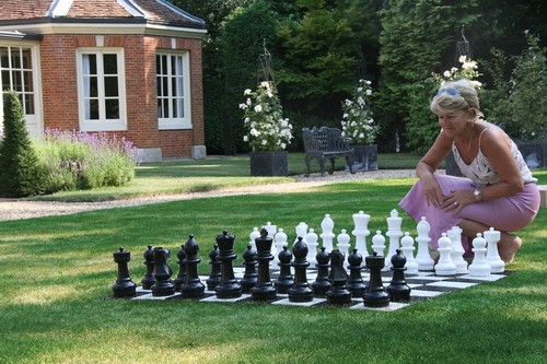 Outdoor garden chess - garden, 30cm