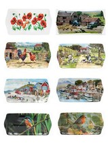Small Melamine Serving Tray - Sandwich Tray - Drinks Tray - Various Designs
