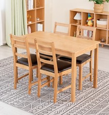 Dining Set, Wooden Oak Kitchen