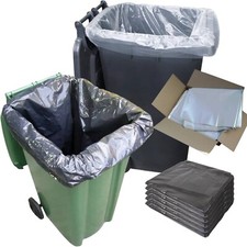 Wheelie Bin Liners 240L Black
