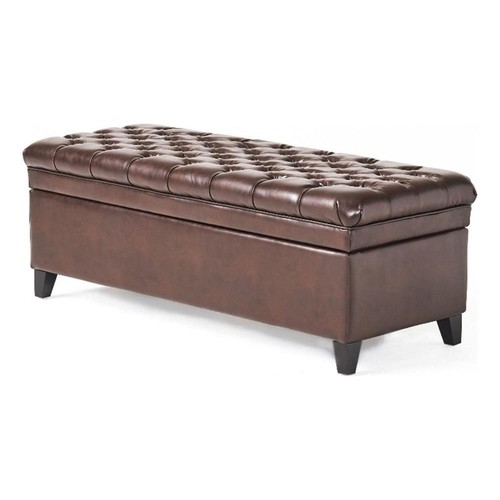 Benjara rhya storage ottoman - benjara,