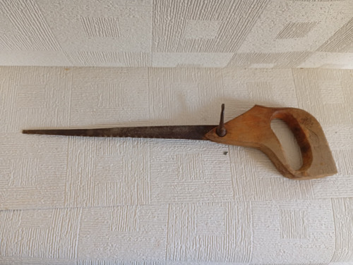 Vintage wooden handled hand
