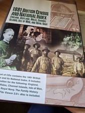 1881 BRITISH CENSUS AND NATIONAL INDEX - PC CD-ROM (25-DISC SET) - Genealogy