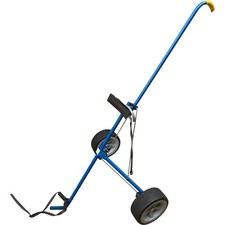 Kingslaw Master Golf Push Cart 2 Wheels Blue Adjustable Foldable Lightweight