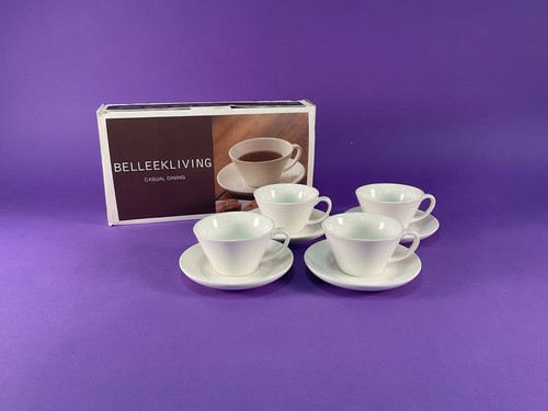 Belleek living ripple tea set - belleek,