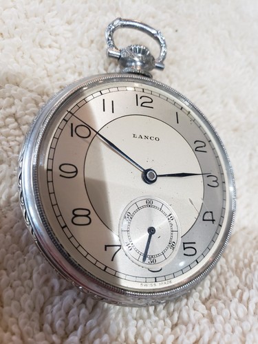 Vintage pocket watch - pocket, lanco