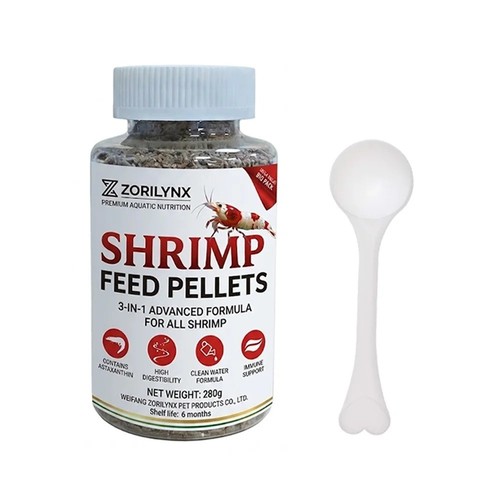 Sinking shrimp pellets high - sinking,