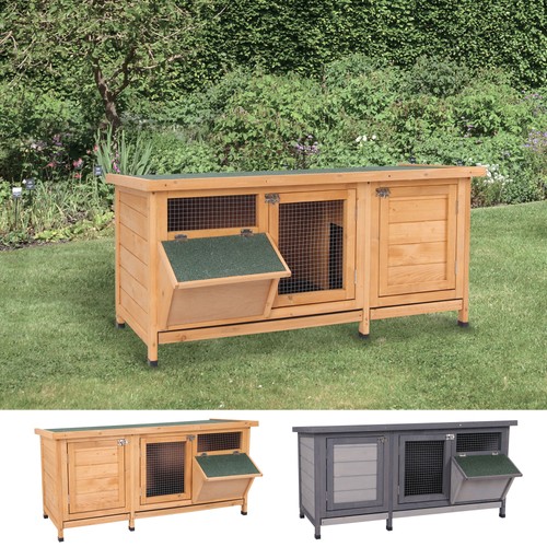 Pawhut deluxe outdoor bunny - deluxe,