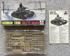 ESCI 1/72 German Tank 35[t] Skoda Model Kit Complete Sealed Bags 1977 Box