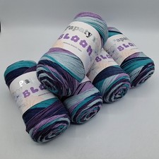 Papatya Bloom Variegated Knitting Crochet Yarn 5X100g Balls