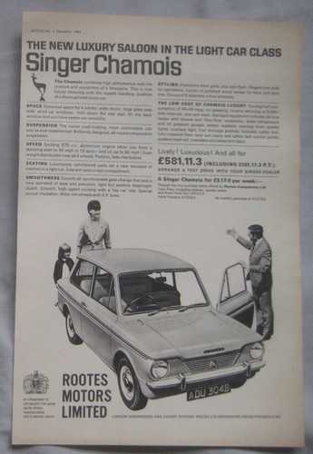 1964 singer chamois original - singer,