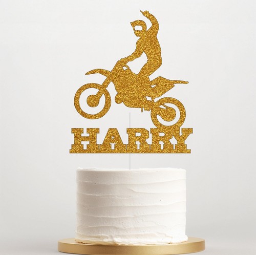 Motorbike cake topper - motorbike,