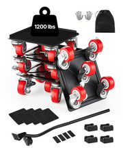 VEVOR Furniture Dolly Heavy Duty Furniture Mover with 5 Wheels 1200 lbs Capacity