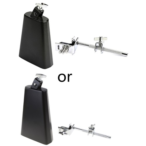 Metal cowbell mount clamp - cowbell,