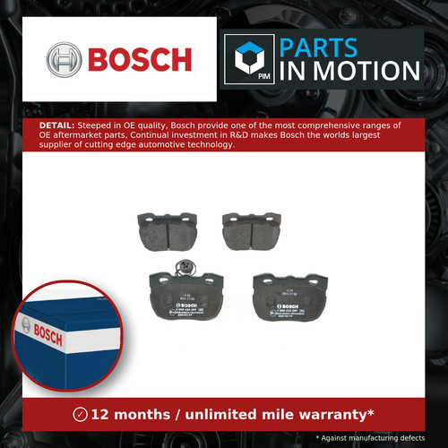 Brake pads set - pads, fits