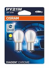 2x OSRAM DIADEM CHROME PY21W
