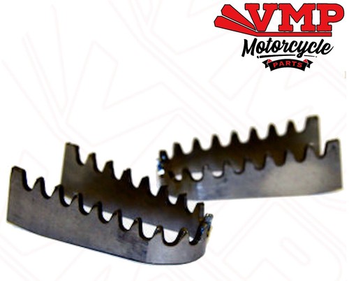 Serrated footrest wideners - serrated,