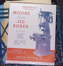 MOORE JIG BORER catalog