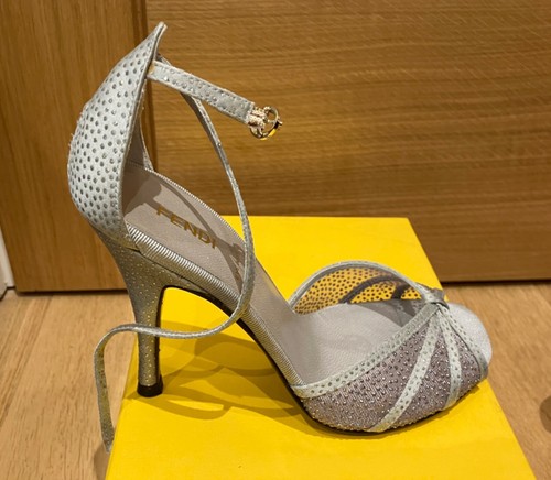New silver fendi shoes - new,