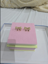 Primark Gold Bow Earrings