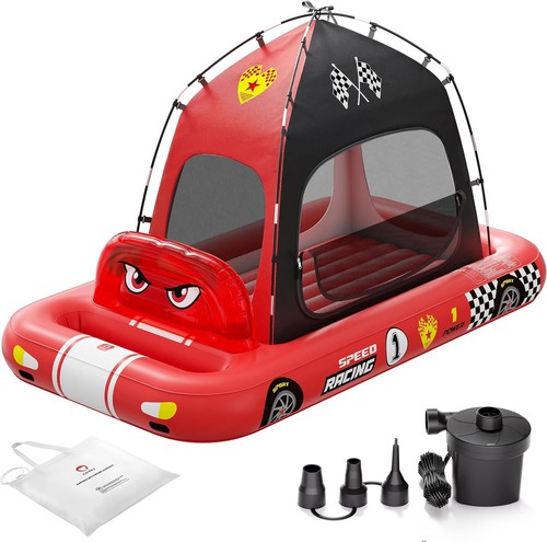 Qpau kids inflatable race - race, car