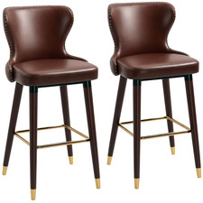 HOMCOM Bar Stools Set of 2
