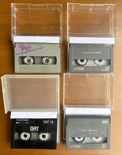 Digital audio dat tapes - 4x,