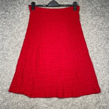 David Nieper Red A Line Skirt