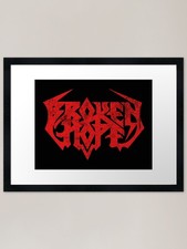 Broken Hope Band Merch Framed