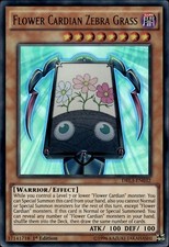 Flower Cardian Zebra Grass - Ultra Rare 1st Edition DRL3-EN032 - LP - YuGiOh