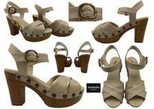 Black Giardini E307790D Women's Sandals Comfortable Casual High Heels Leather