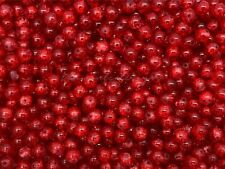 ❤ Round Glass Crackle Beads