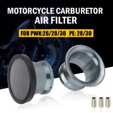 Motorcycle 50mm Air Filter Horn Cup Velocity Stack For PWK 21/24/26/28/30 Carb