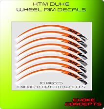 KTM Duke - Wheel Rim Decals