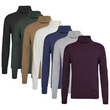 Brave Soul Mens Roll Neck