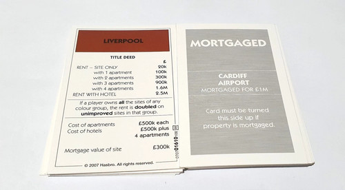 Full set monopoly deed - set,