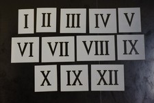 Roman Numerals Stencils
