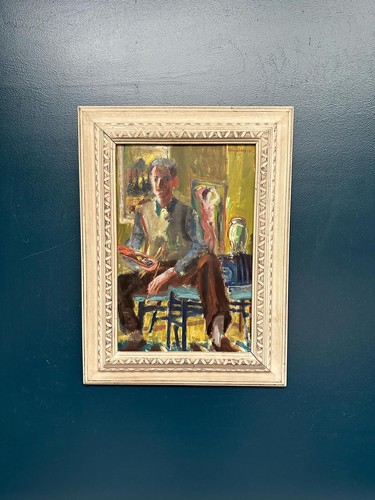 Swedish oil panel - swedish, “artist