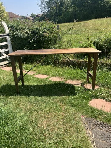 Antique trestle table - antique,