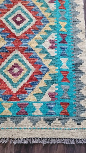 Afghan kilim rug handwoven - kilim,