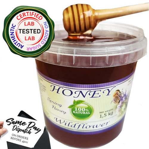 Natural raw honey - kg,