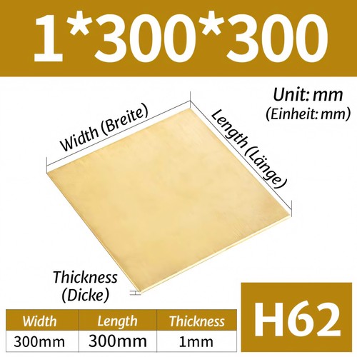 H62 brass sheet various sizes - h62,