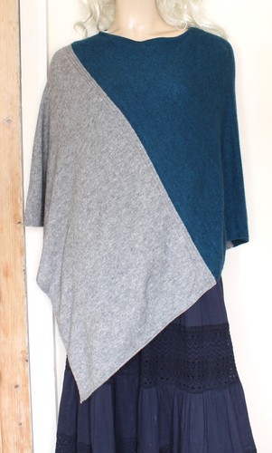 Celeste blue grey wool 10 - blue, 90%