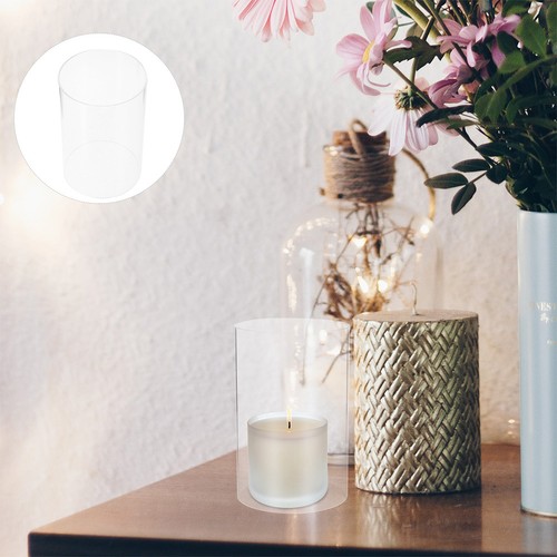 Glass shade for candles - for,