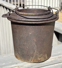 Antique cast iron glue - antique, pot