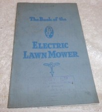 Original, The Book of the JP Electric Lawn mower dated 1959