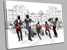 Jazz Trumpet Saxaphone Players